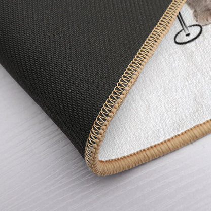 Funny Cat Relax  Stain-Proof Bath Mat