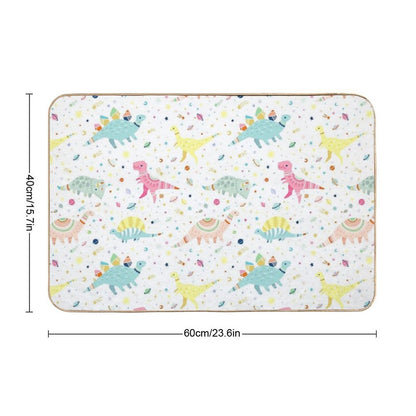 Dinosaur Pattern  Versatile Bath Mat