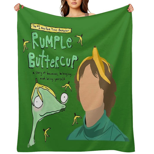 Matthew Gray Gubler (Rumple Buttercup) Plush Throw Blanket