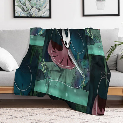 Hornet - Hollow Knight Wrinkle-free Throw Blanket