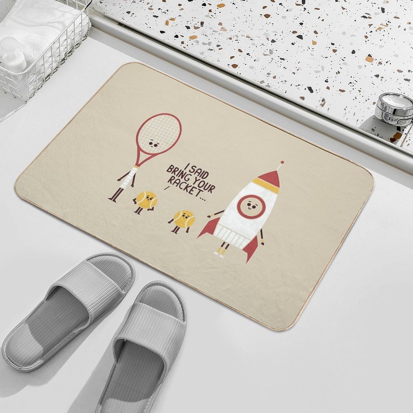 Classic Misunderstanding  Odorless Bath Mat
