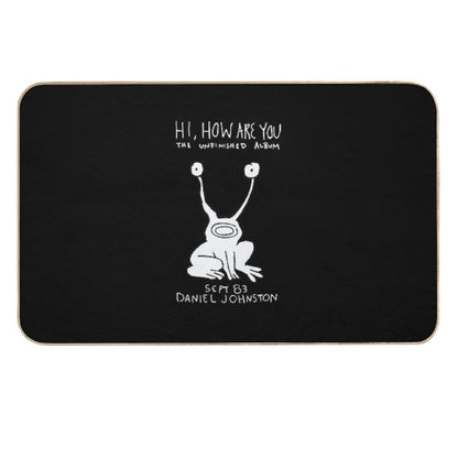 Hi How Are You Daniel Johnston Durable Bath Mat