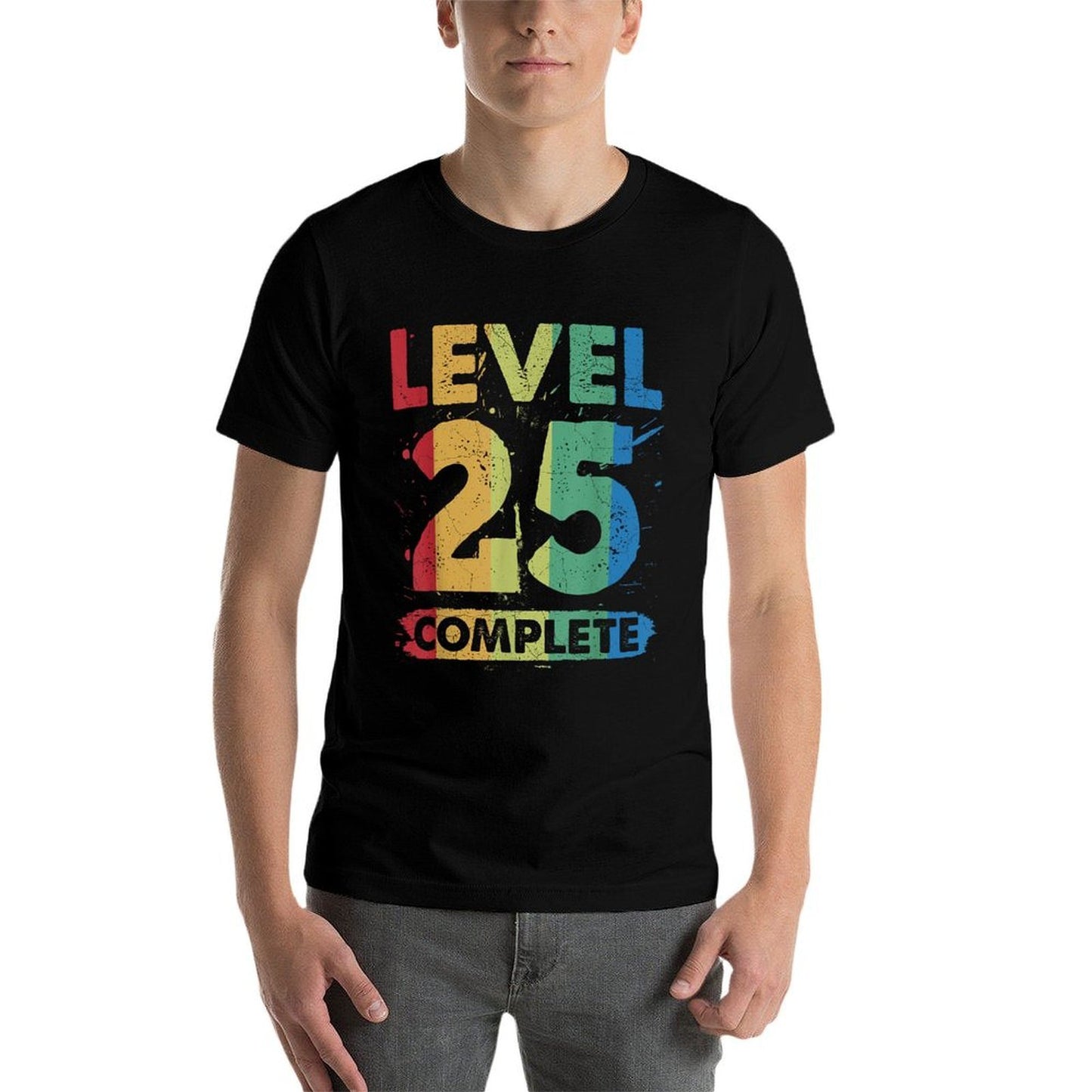 Level 25 Complete 25th Birthday  Odor-resistant T-Shirt