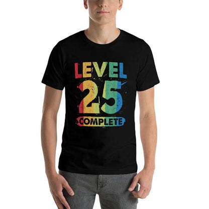 Level 25 Complete 25th Birthday  Odor-resistant T-Shirt
