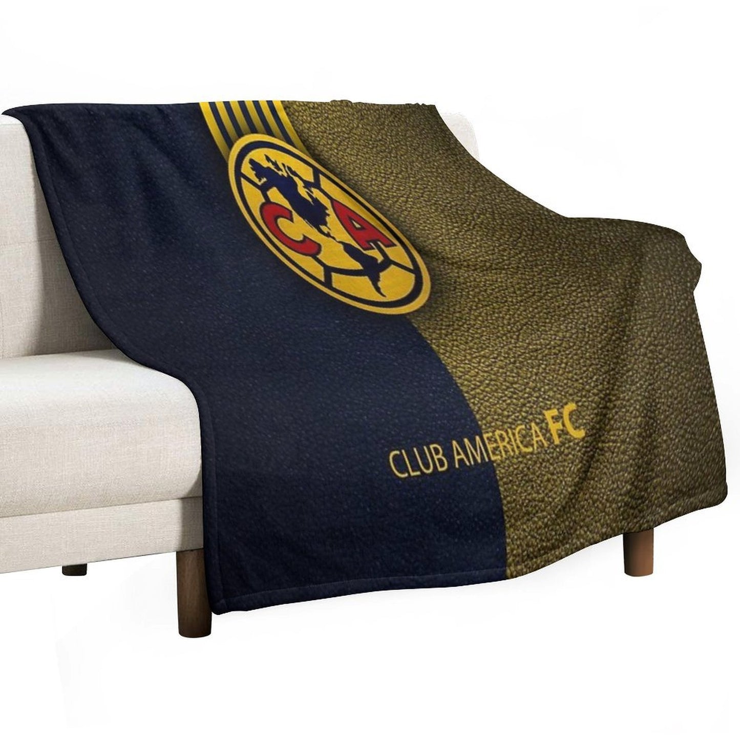 CLUB America FC Sustainable Throw Blanket
