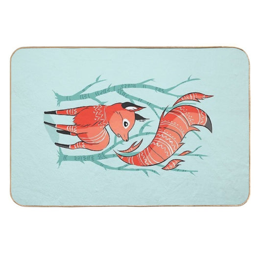Winter Fox  Rapid-Drying Bath Mat