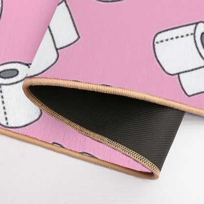 Doodle Pattern. Toilet Paper  Long-Lasting Bath Mat