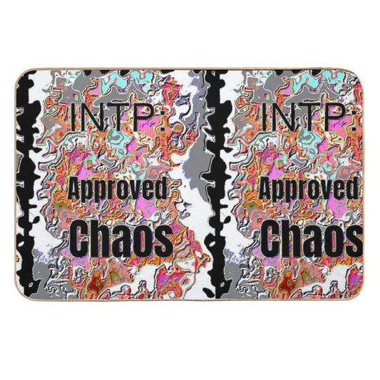 Intp Approved Chaos Poster Fun Durable Bath Mat