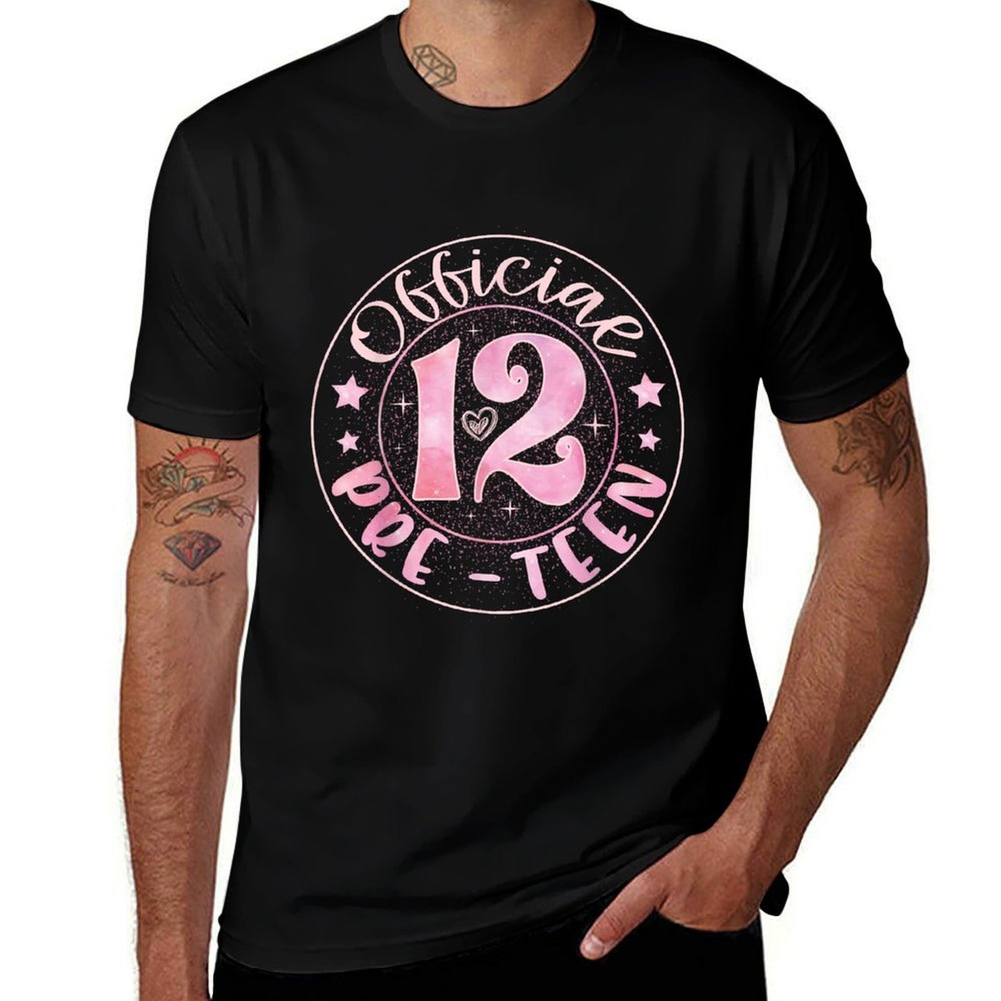 12 Official Pre-Teen 12th Birthday Girl 12 Year Old  Stretchy T-Shirt