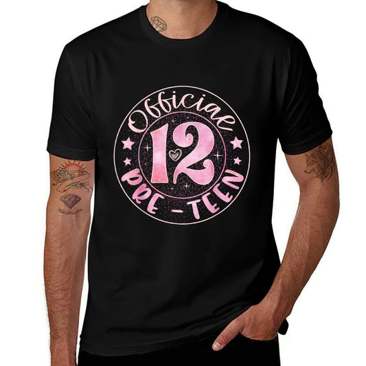 12 Official Pre-Teen 12th Birthday Girl 12 Year Old  Stretchy T-Shirt