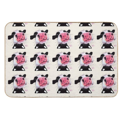 COW PRiNT  'BETTY BLUEBERRY' BY SHIRLEY MACARTHUR  Versatile Bath Mat
