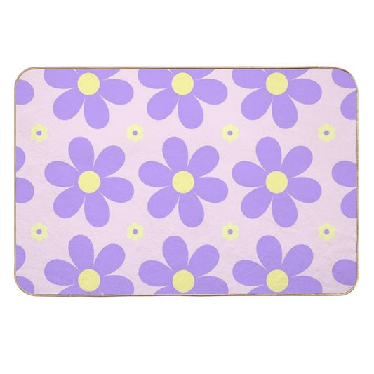 Spring Flowers (Lavender)  Multi-Purpose Bath Mat
