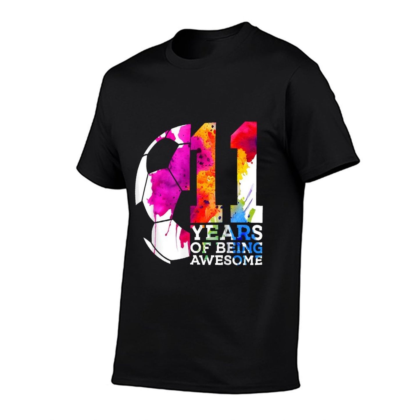 11 YEARS OF BEING AWESOME SOCCER 11TH BIRTHDAY  Polyester Blend T-Shirt