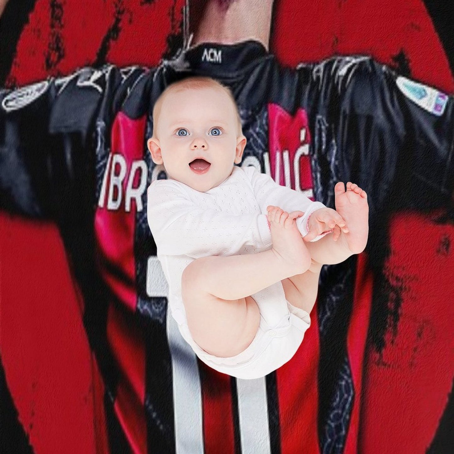 Zlatan Ibrahimovic Ac Milan Premium Throw Blanket