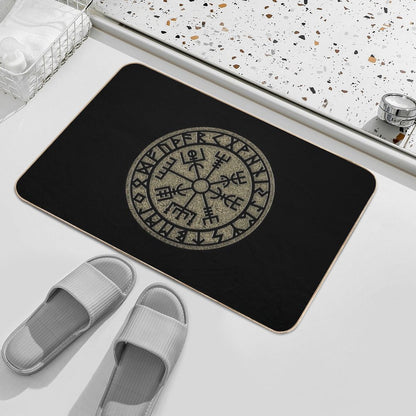Vegvisir, Viking Compass, Norse, Symbol, Protection, Nordic, Vikings  Multi-Purpose Bath Mat
