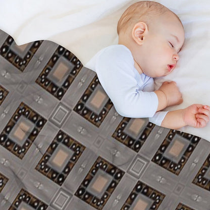 Abstract Art Blending Different Colors And Shapes Multi-functional Throw Blanket