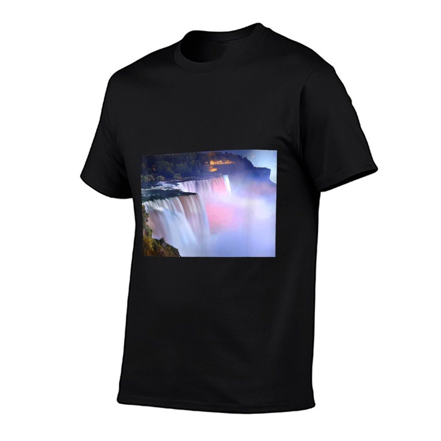 Niagara Falls Evening Twilight Colors  Slim-fit Cut T-Shirt