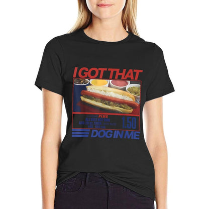 I Got That Dog In Me Funny Hotdog Combo Gifts For Men Women  Polyester Blend T-Shirt