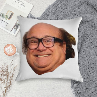 Danny Devito Soft Short Plush Fabric Throw Pillow