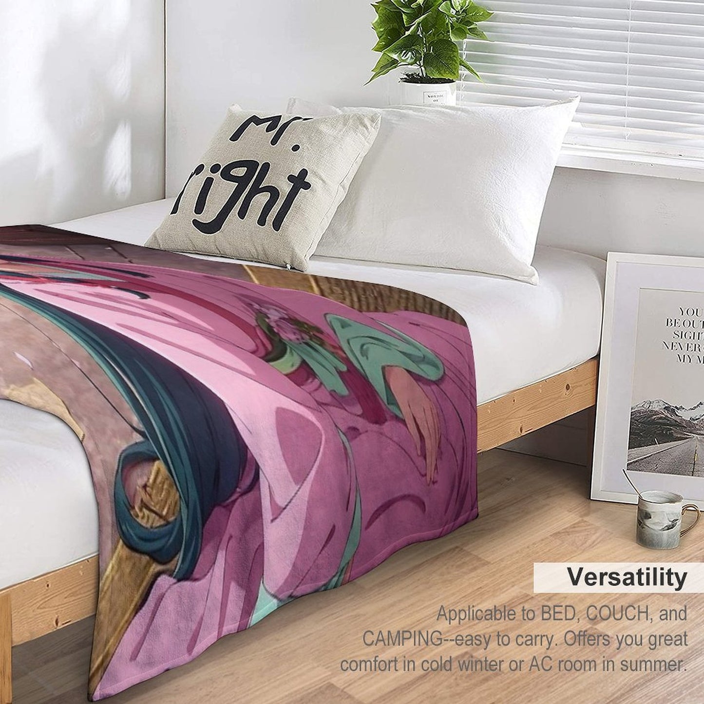 Majestic Maomao  (The Apothecary Diaries) Machine-washable Throw Blanket