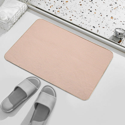 Cozy Comfort - Wavy  Blush  Eco-Friendly Bath Mat