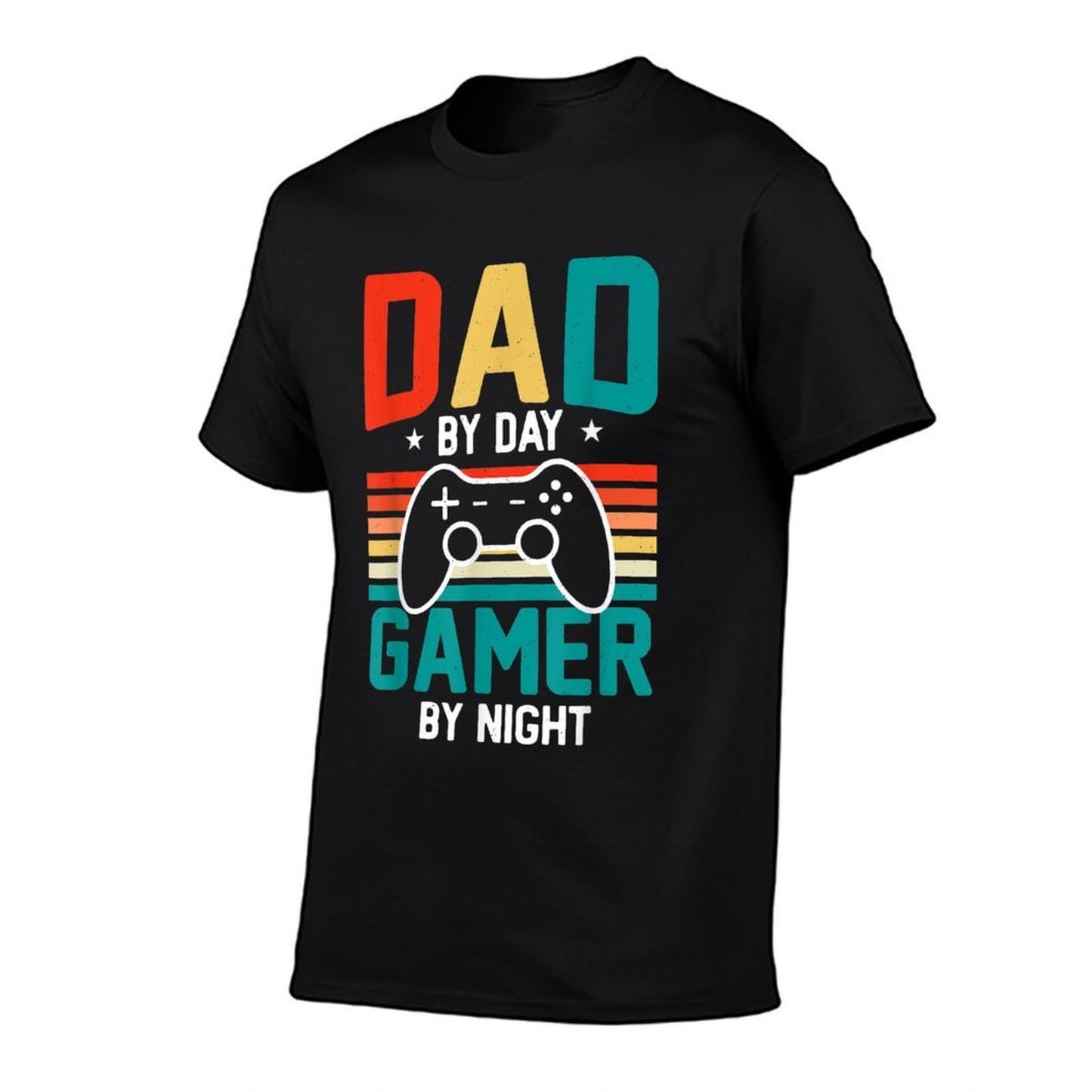 Dad By Day Gamer By Night Video Games Lover Gamer Dad  Vintage-inspired T-Shirt
