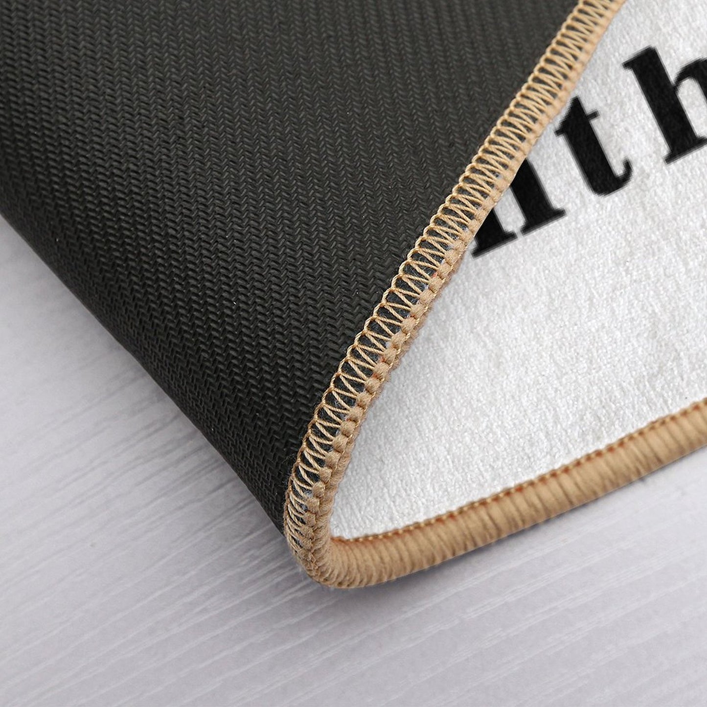 Scared of A Black Woman Tee  Repositionable Bath Mat