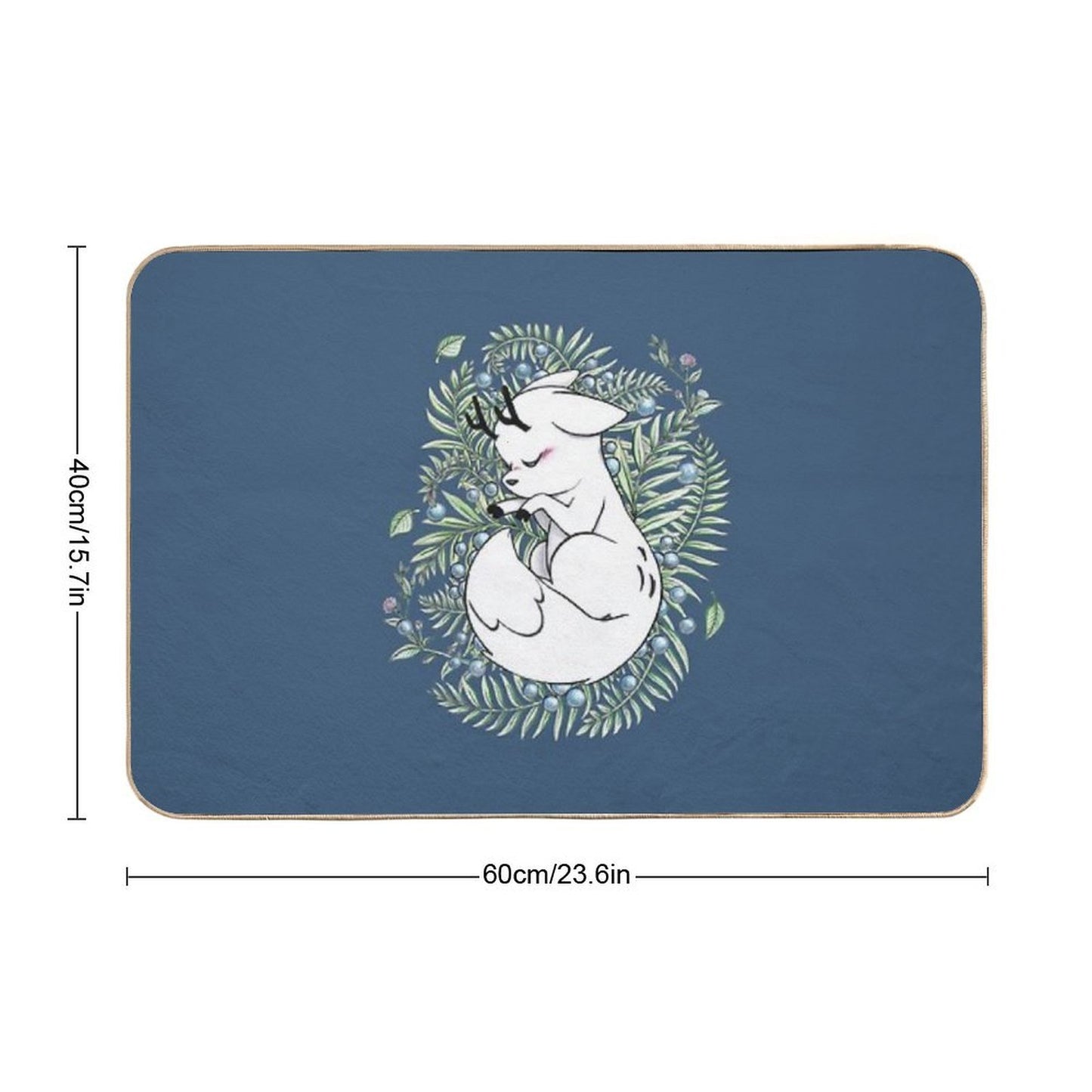 Deer Fox Durable Bath Mat