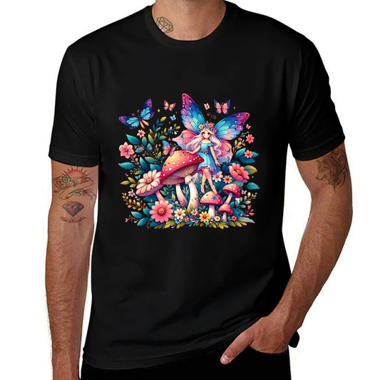 Enchanted Forest Fairy Fantasy Mystical Floral  Butterfly  Versatile T-Shirt