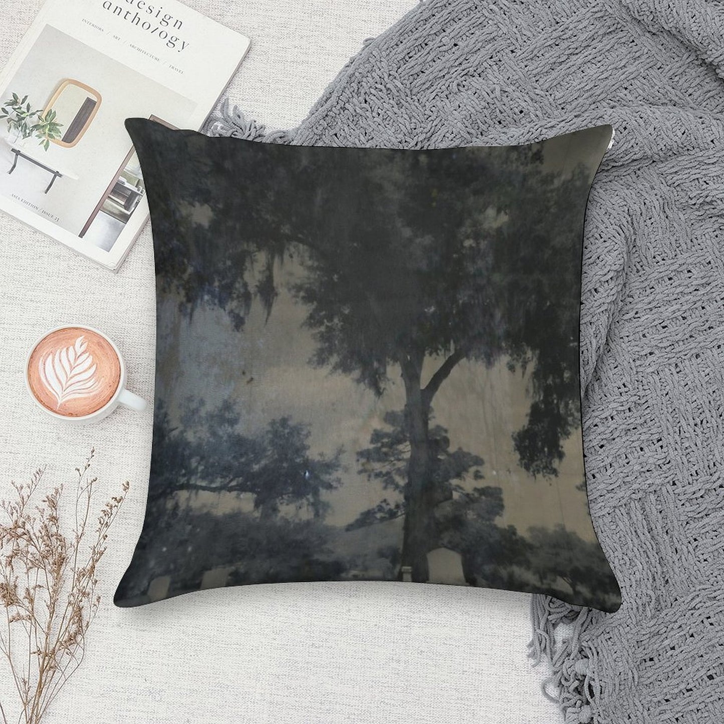 CASSADAGA TIN TYPE Soft Warmth Comfort Throw Pillow