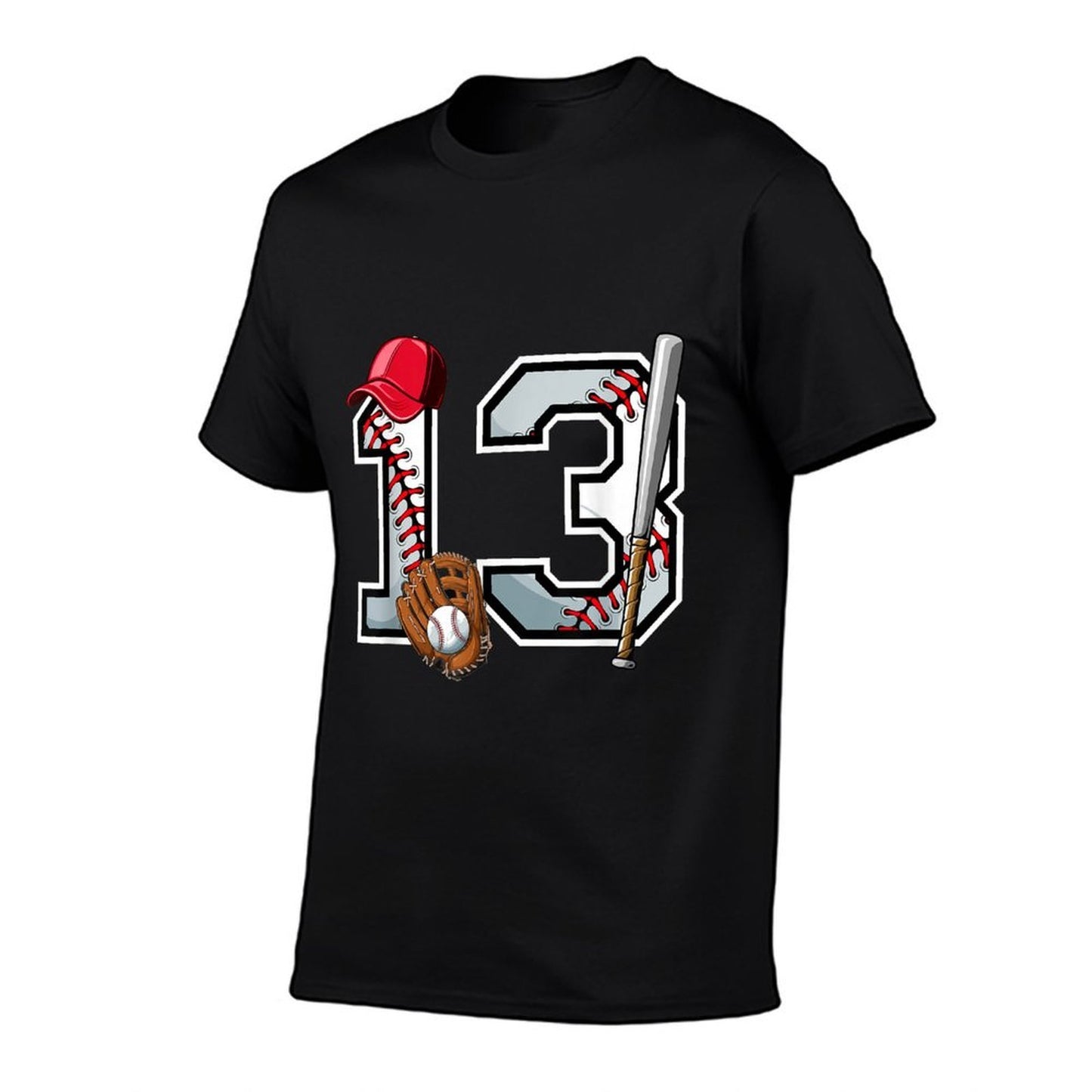 13th Birthday Baseball Big Number Thirteen 13-Year-Old  Quick-drying T-Shirt