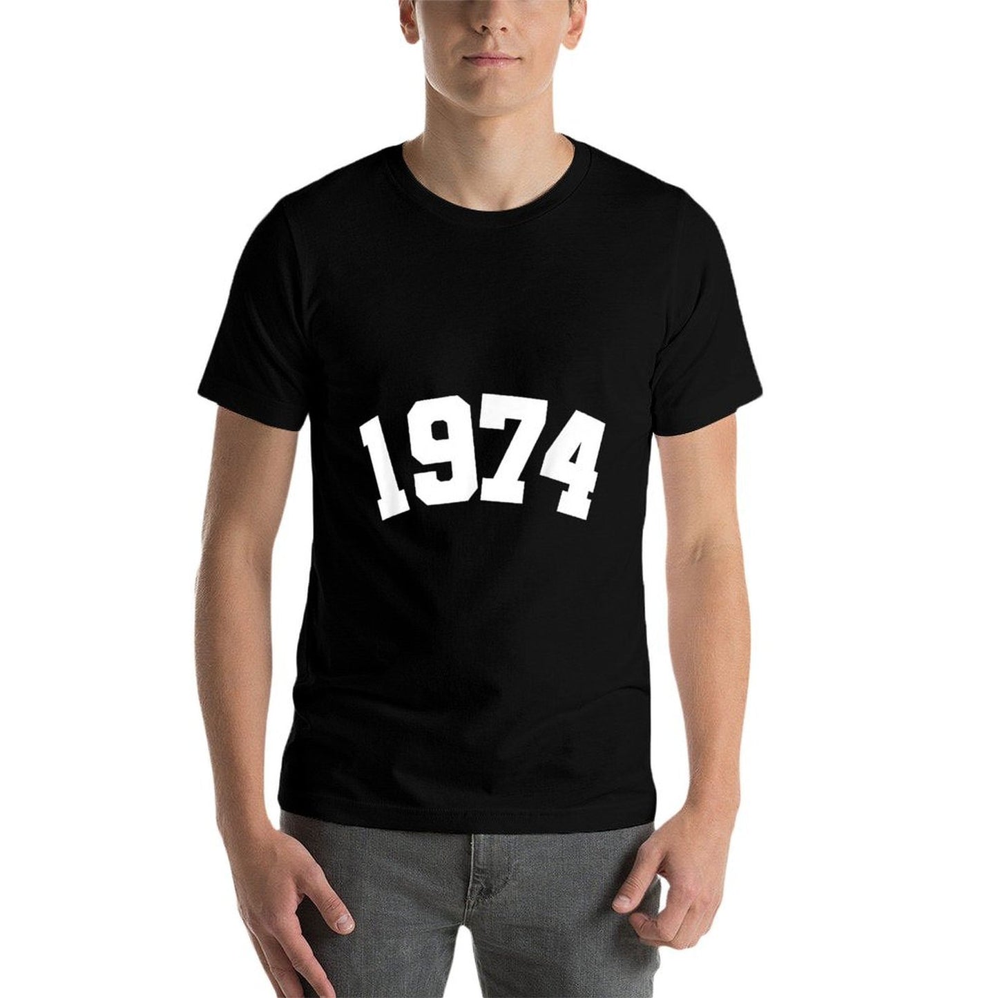 Classic 1974 Varsity Vintage College Style 50th Birthday  Affordable Price T-Shirt