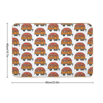 Mini Trailer  Easy Maintenance Bath Mat
