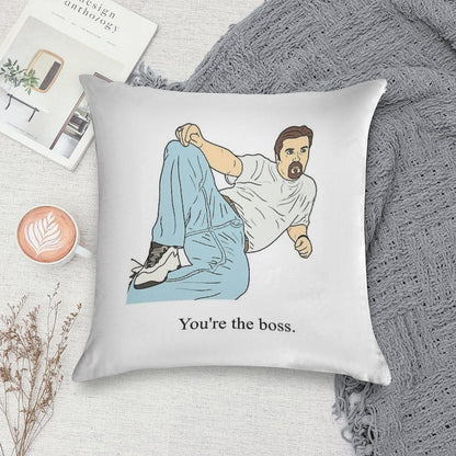 David Brent  You're The Boss Soft Ultra-Soft Texture Throw Pillow