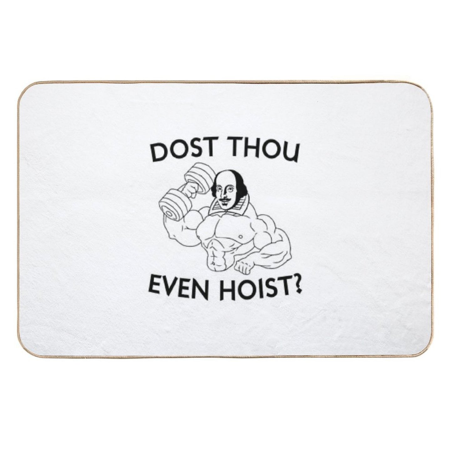 Dost Thou Even Hoist  Eco-Friendly Bath Mat