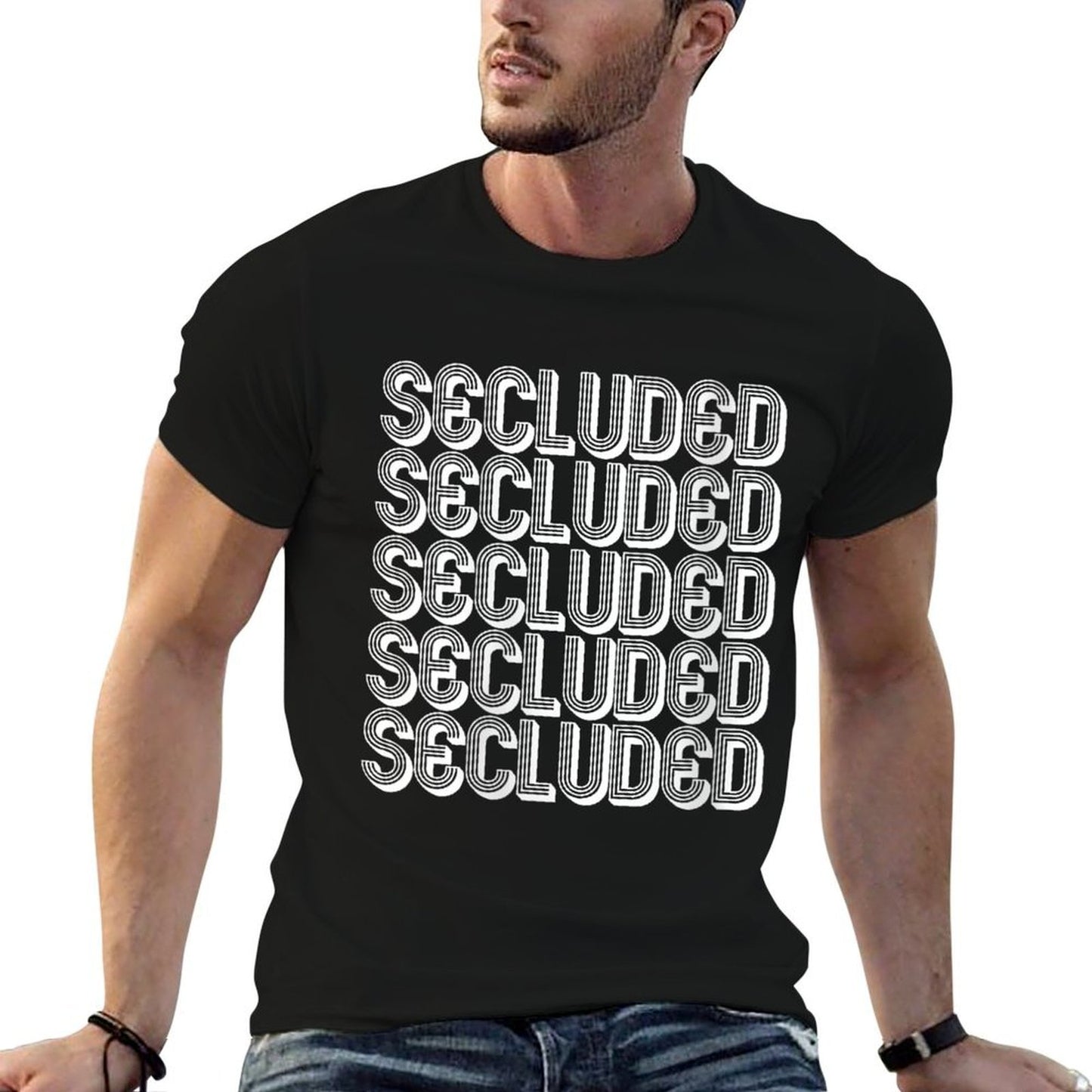 Womens Secluded  Graphic-printed T-Shirt