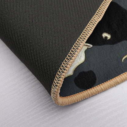 Metallic Koi IV Durable Bath Mat