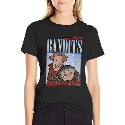 Home Alone Sticky Bandits Christmas Cartoon  Lightweight T-Shirt