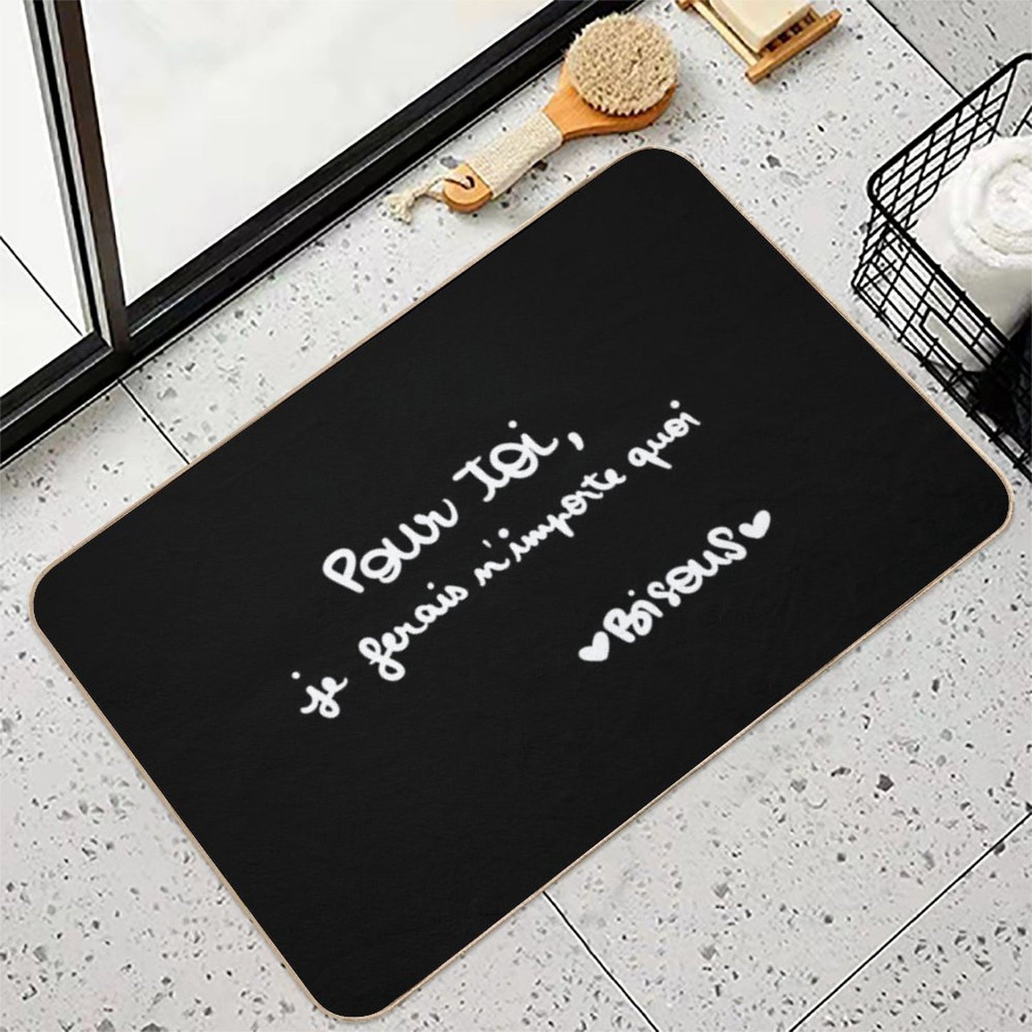 For You I Would Do Anything Kisses  High-Traffic Bath Mat