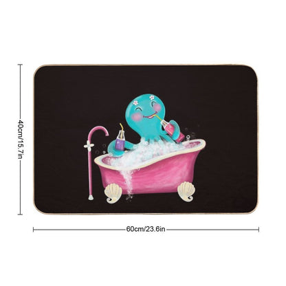 OCTUPUS TAKING A BATH  Non-Slip Bath Mat