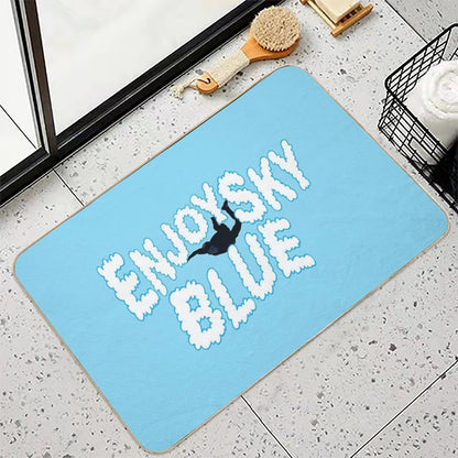 Enjoy Sky Blue Durable Bath Mat