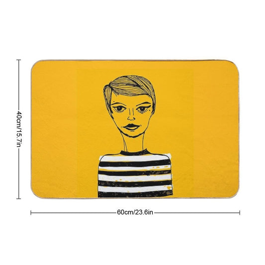 Jean Seberg  Odorless Bath Mat