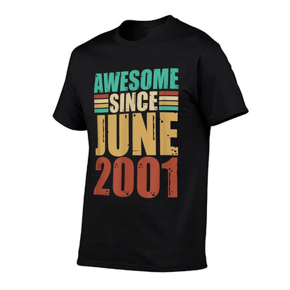Awesome Since June 2001 21 Years Old 21st Birthday  Classic T-Shirt