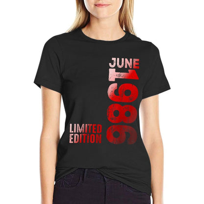 June 1986 Legendary Year 1986 Retro 1986 Vintage 1986 Comfortable T-Shirt