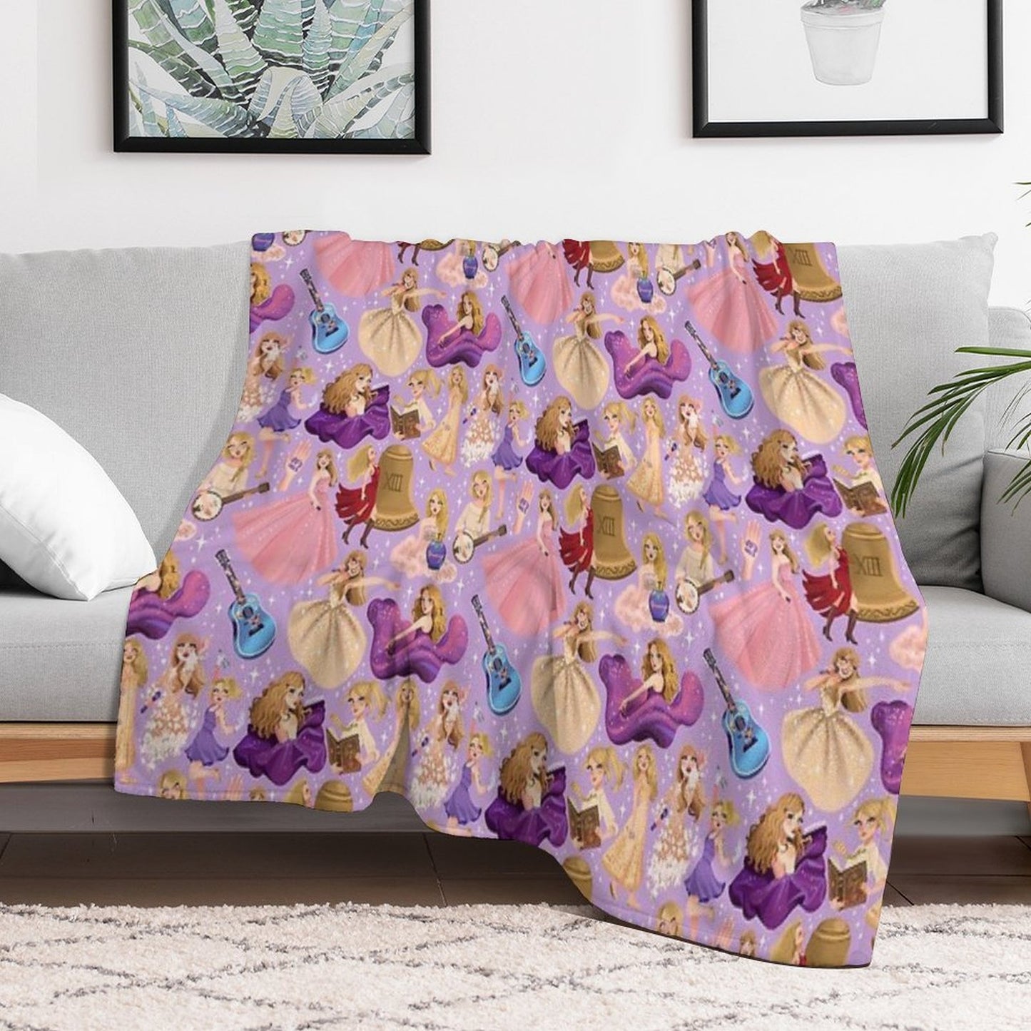 SPARKS FLY Easy Care Throw Blanket