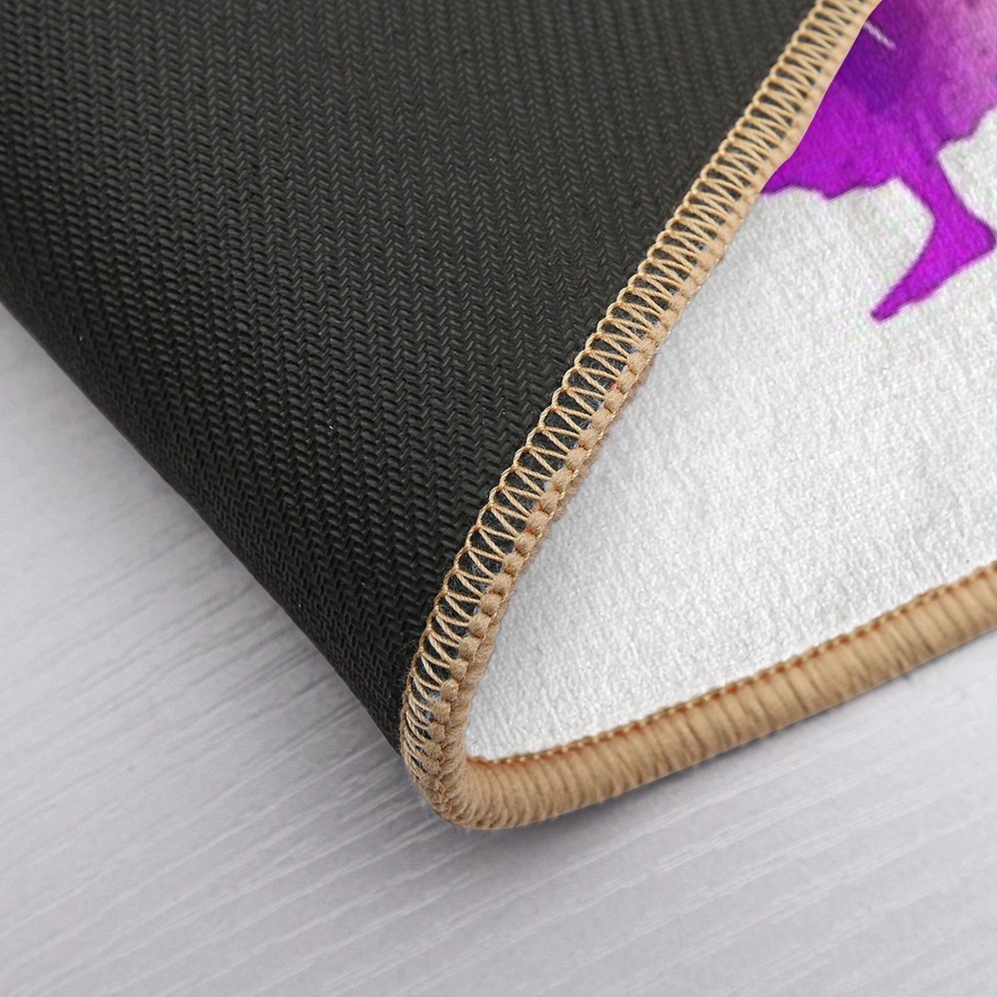 Princess Inspired Silhouette  Easy Maintenance Bath Mat