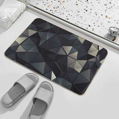 Polygon Noir  Multi-Purpose Bath Mat
