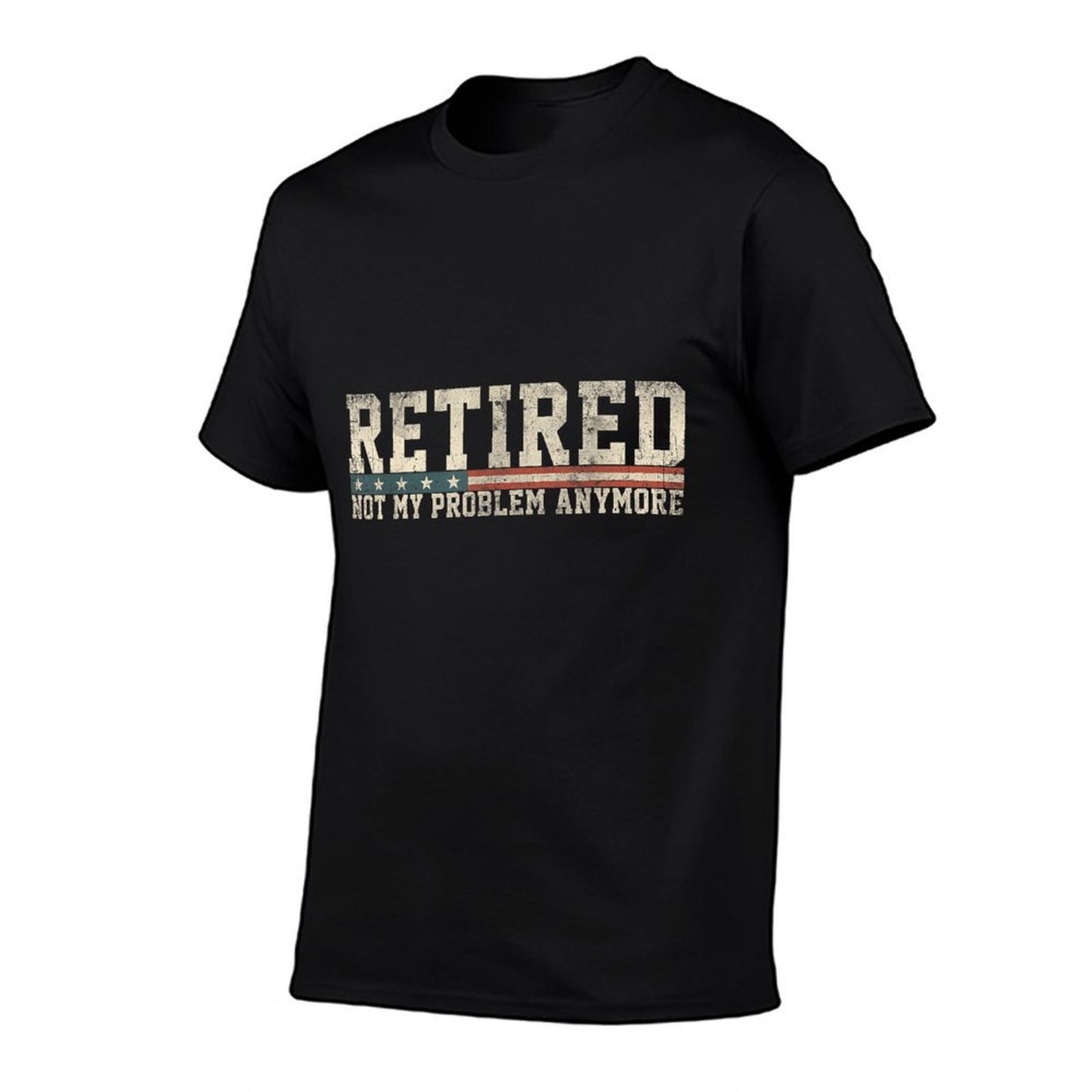 Vintage Retirement Gift, Retired 2025 Not My Problem Anymore  Moisture-wicking T-Shirt