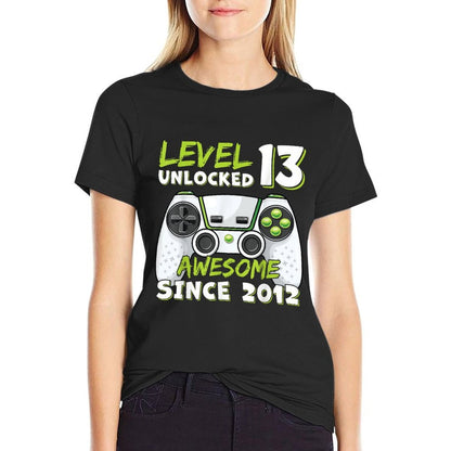 13 Year Old BDay Decorations Son Boy 13yr 2012 13th Birthday  Wrinkle-resistant T-Shirt