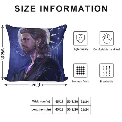 Gale of Waterdeep Soft Warmth Comfort Throw Pillow